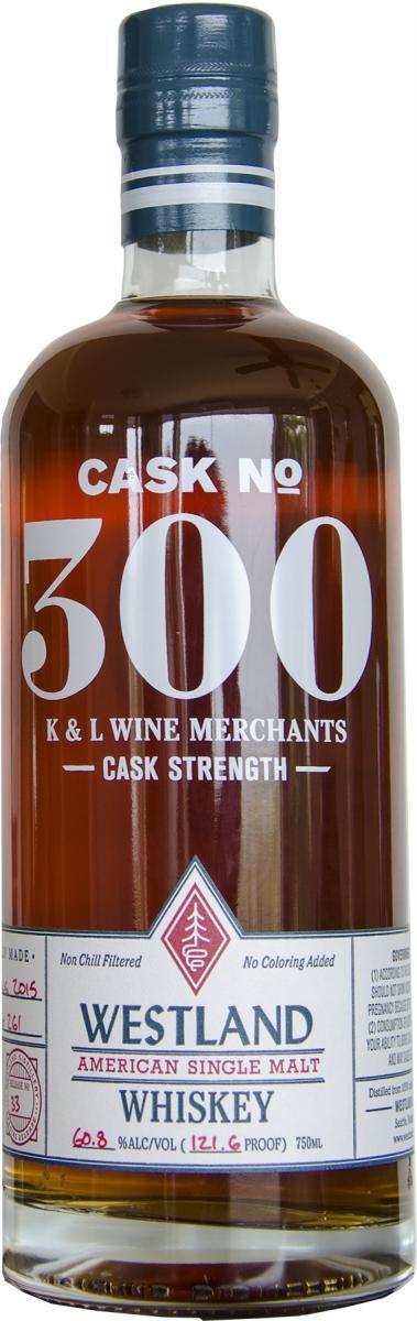 Westland Cask No. 300  Single Cask Release