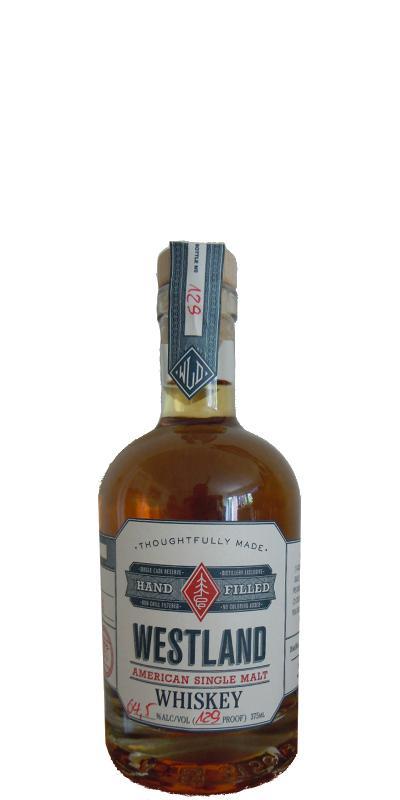 Westland Cask No. 895  Single Cask Reserve Hand Filled