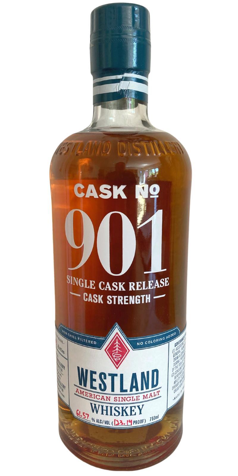 Westland Cask No. 901  Cream the Crop