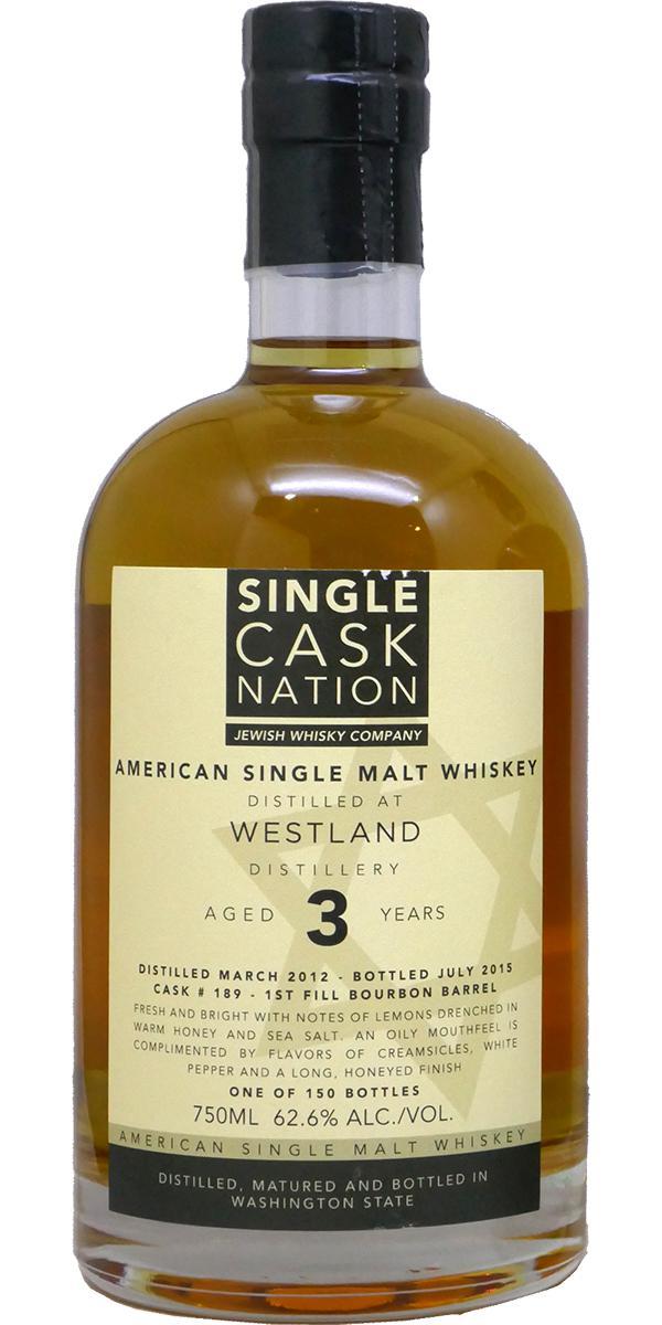 Westland 2012 JWC  Single Cask Nation