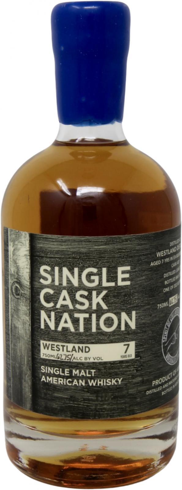 Westland 2013 JWC  Single Cask Nation