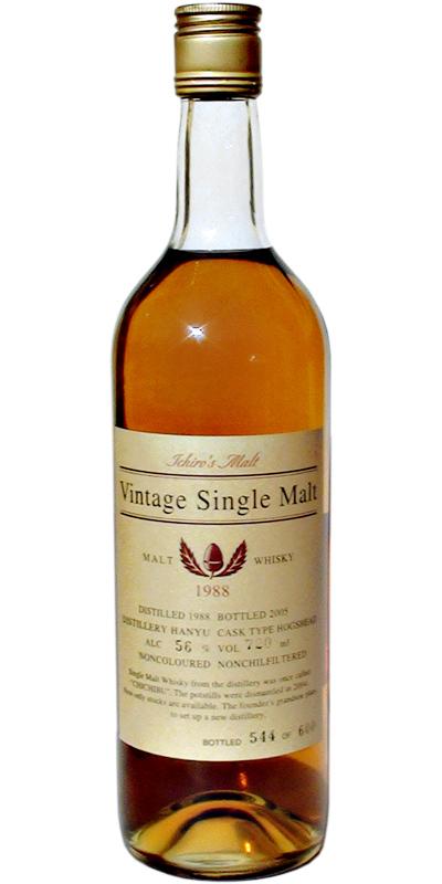 Hanyu 1988  Ichiro's Malt - Vintage Single Malt