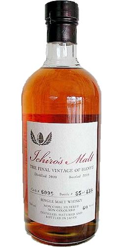 Hanyu 2000  Ichiro's Malt - The Final Vintage of Hanyu