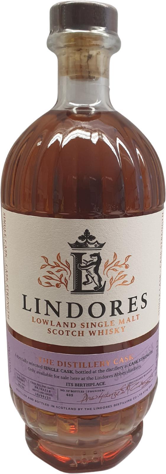 Lindores Abbey 2018  The Distillery Cask