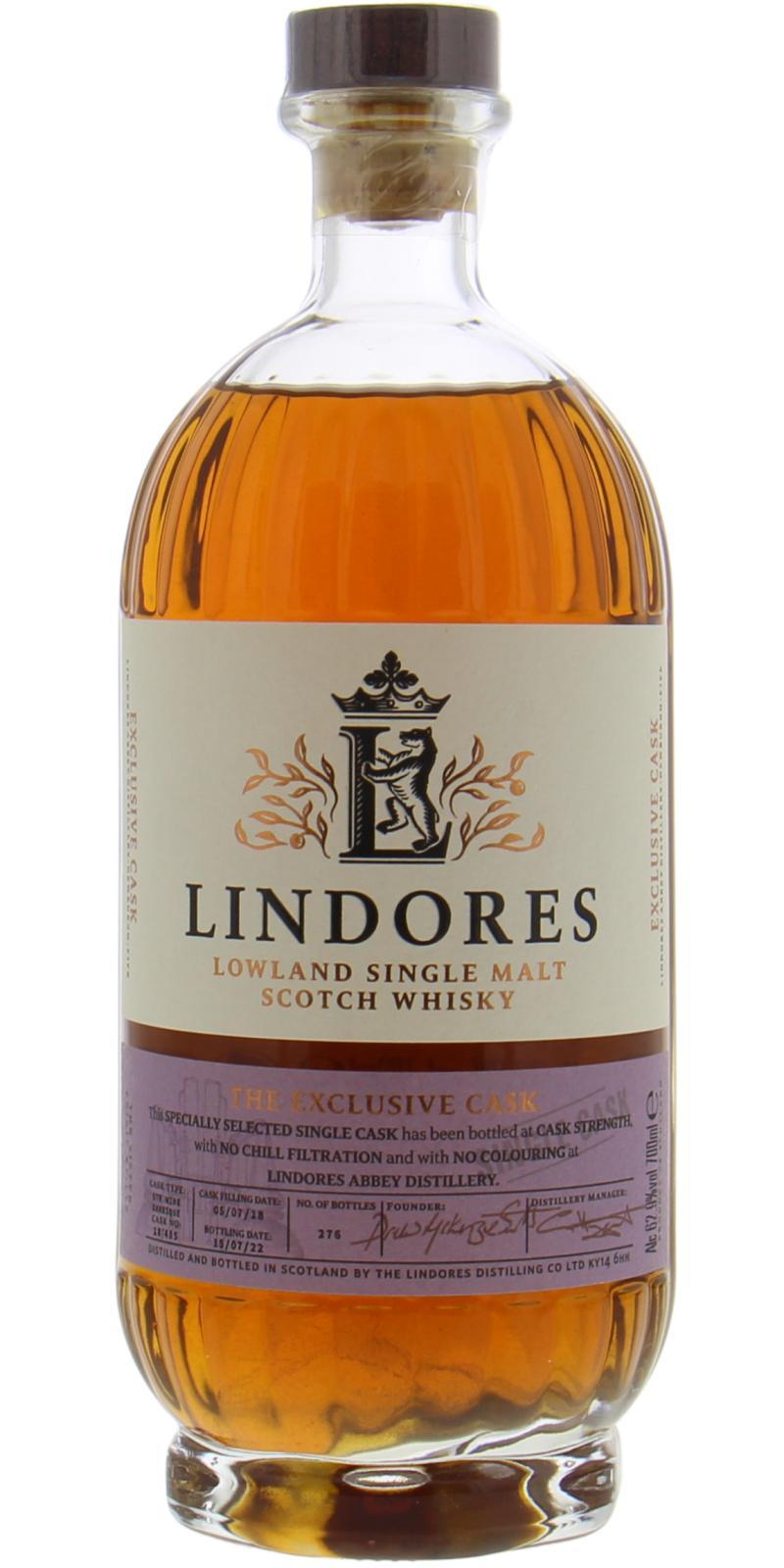 Lindores Abbey 2018  The Exclusive Cask