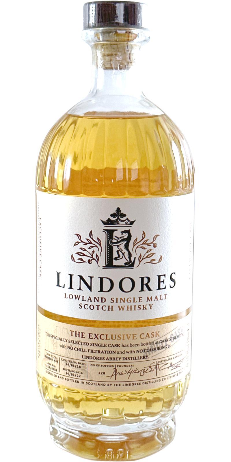 Lindores Abbey 2018  The Exclusive Cask