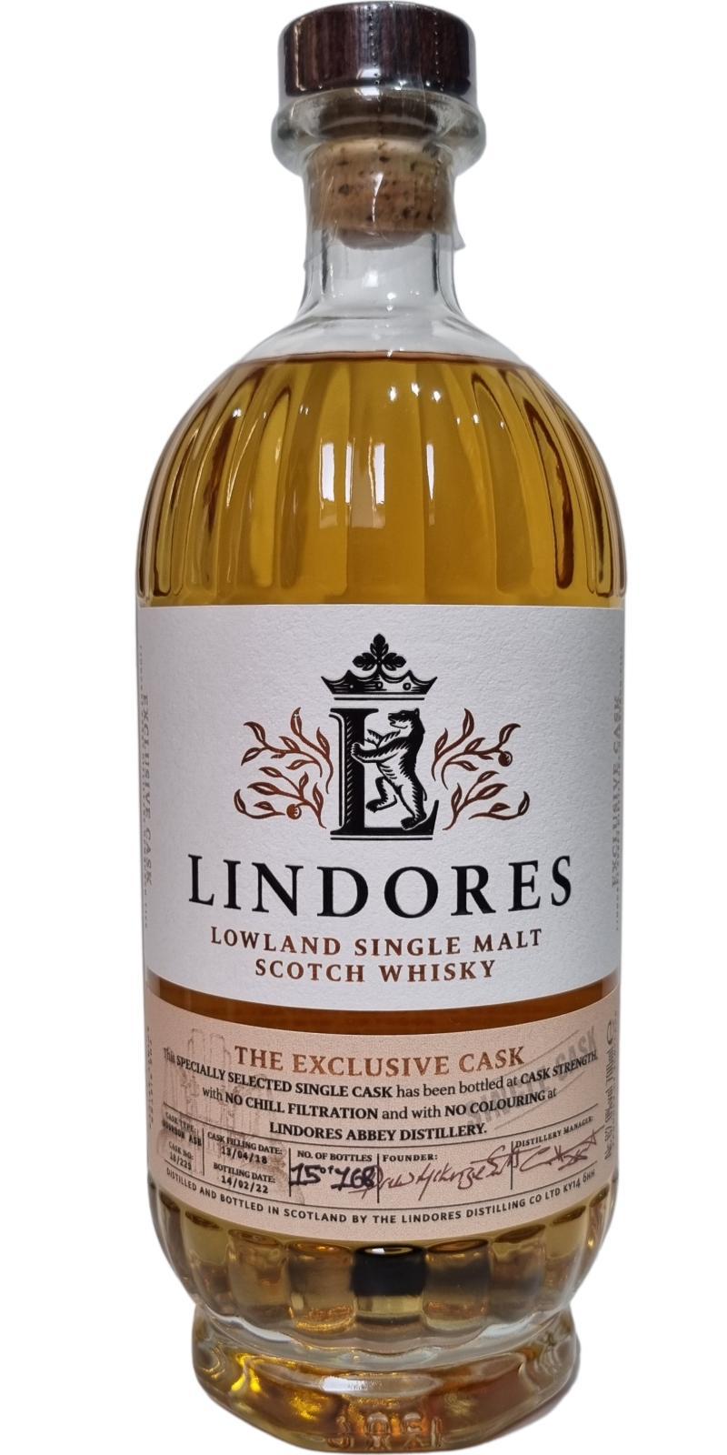 Lindores Abbey 2018  The Exclusive Cask