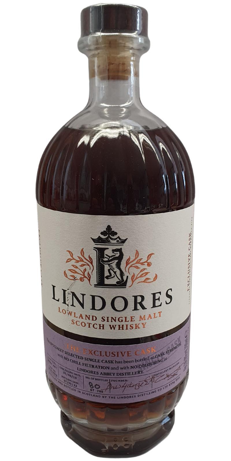 Lindores Abbey 2018  The Exclusive Cask