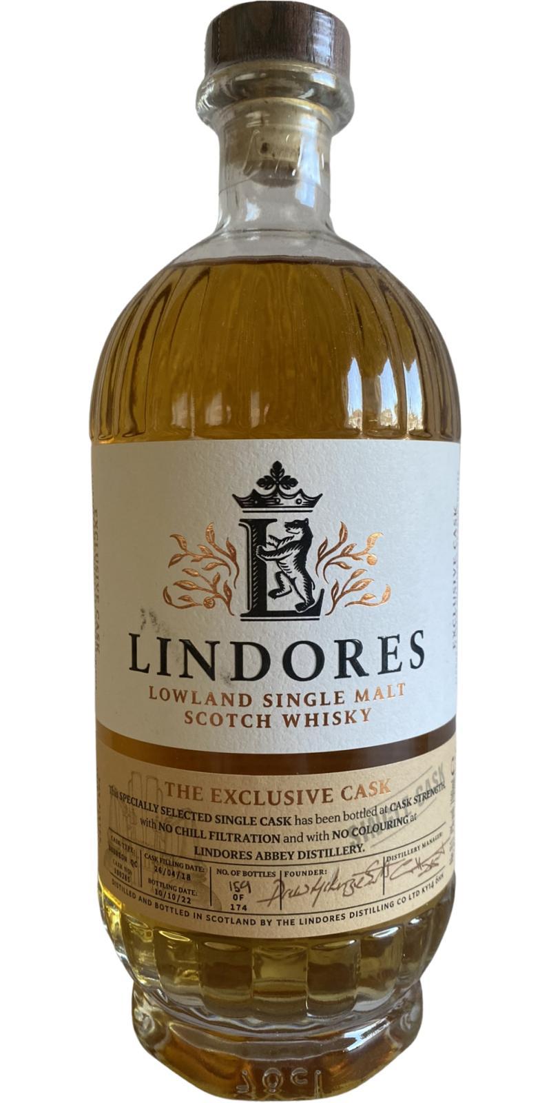 Lindores Abbey 2018  The Exclusive Cask