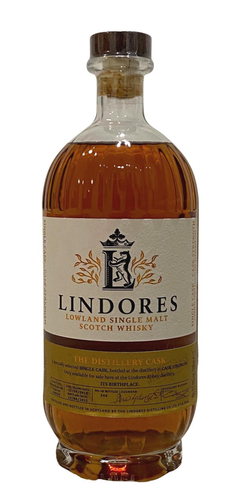 Lindores Abbey 2018  The Distillery Cask