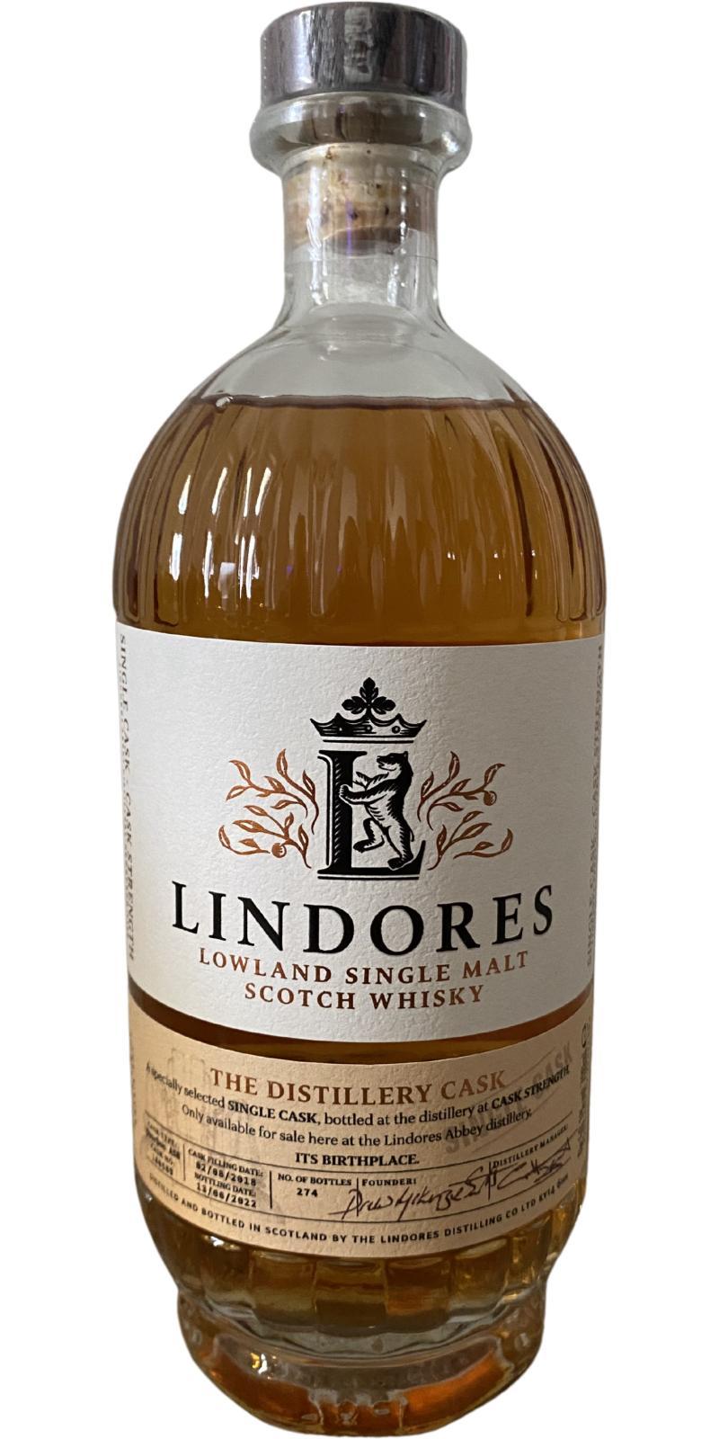 Lindores Abbey 2018  The Distillery Cask