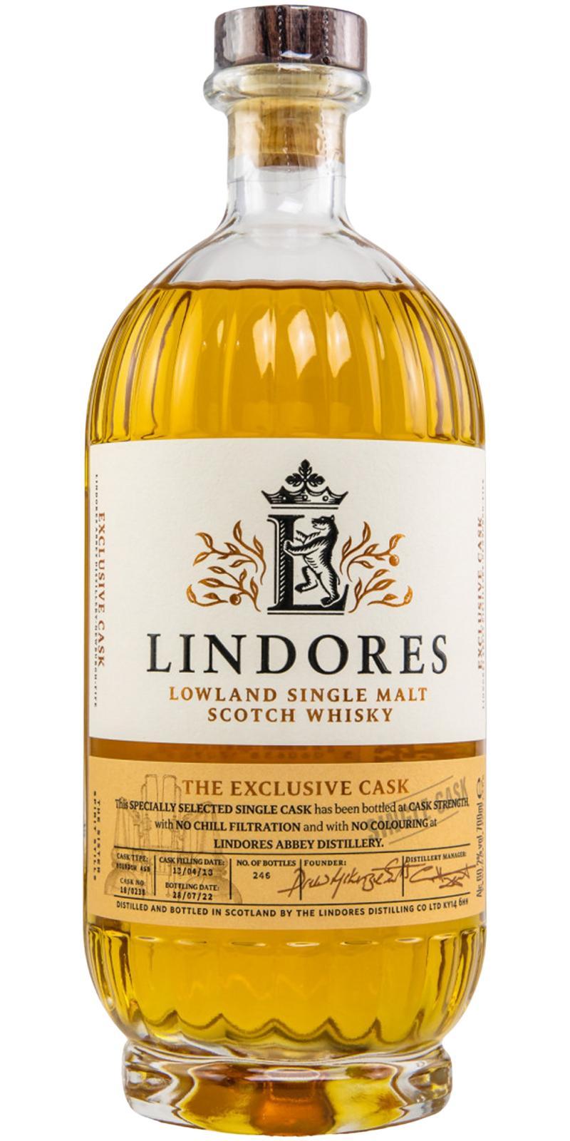 Lindores Abbey 2018   The Exclusive Cask