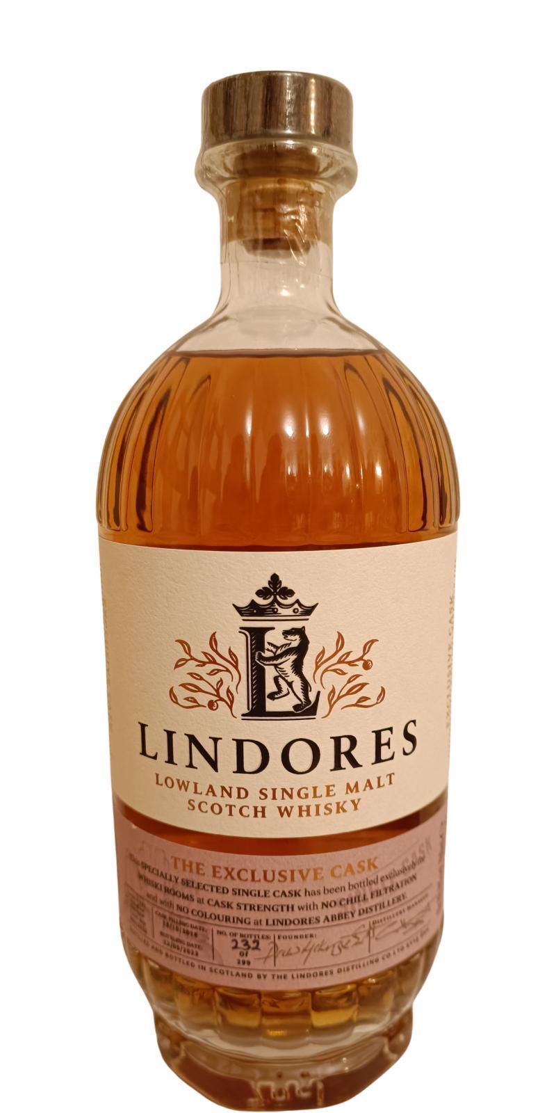Lindores Abbey 2018  The Exclusive Cask