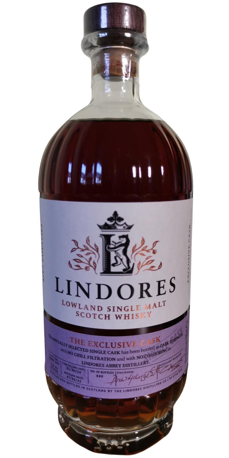 Lindores Abbey 2018  The Exclusive Cask