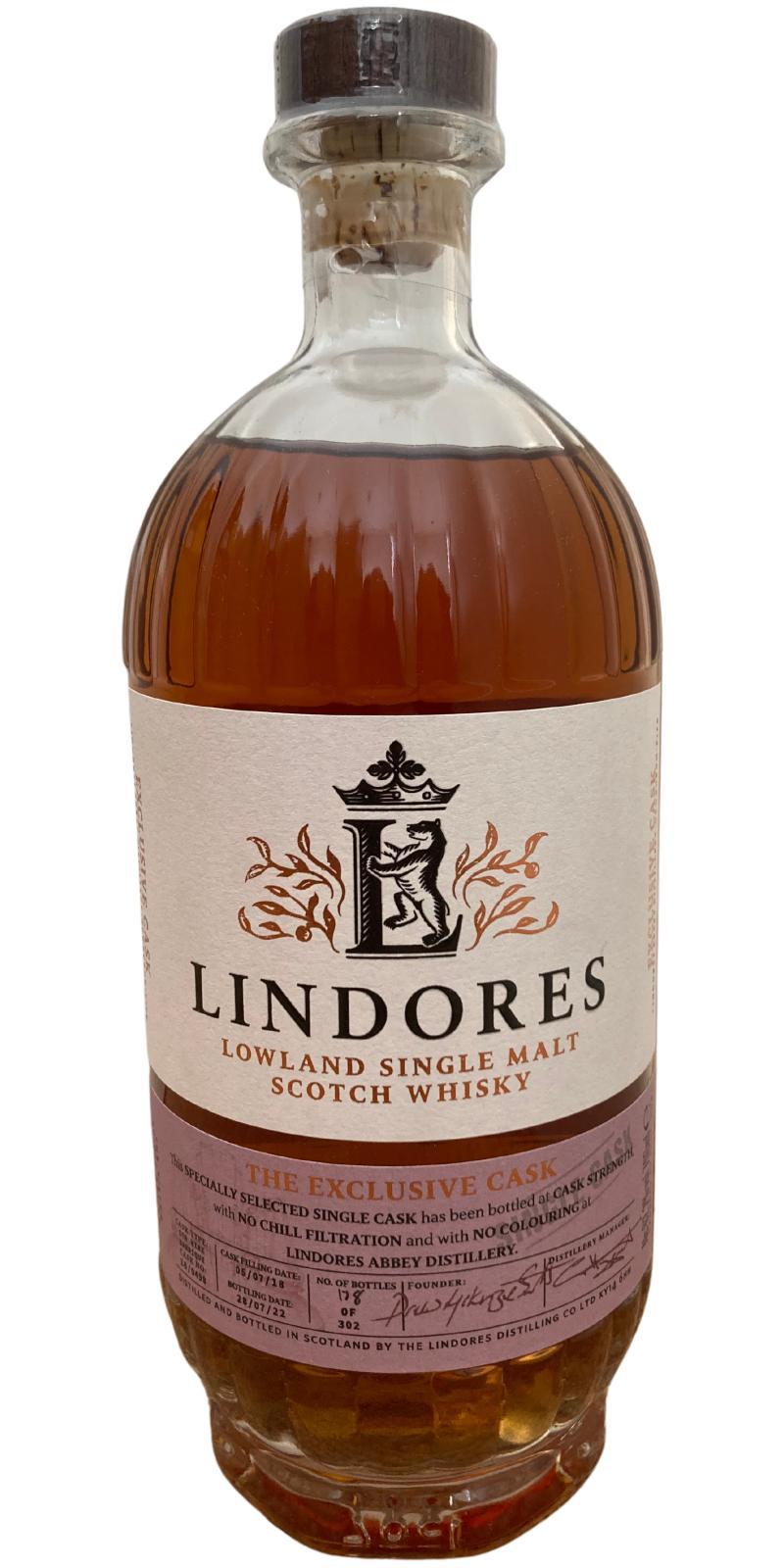 Lindores Abbey 2018  The Exclusive Cask