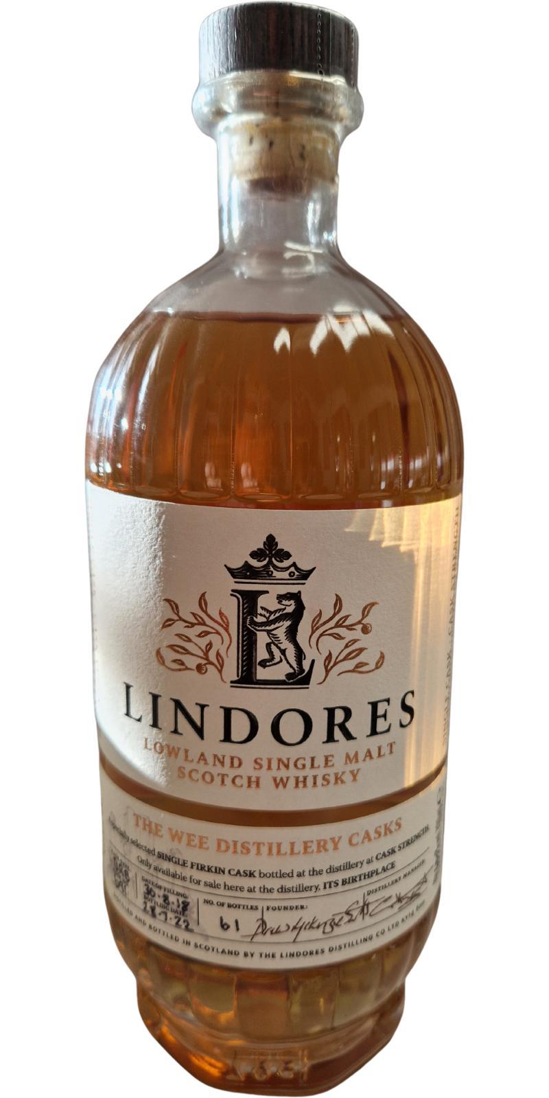 Lindores Abbey 2018  The Wee Distillery Casks