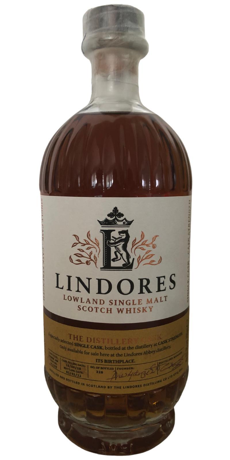 Lindores Abbey 2018  Single Cask - Cask Strength