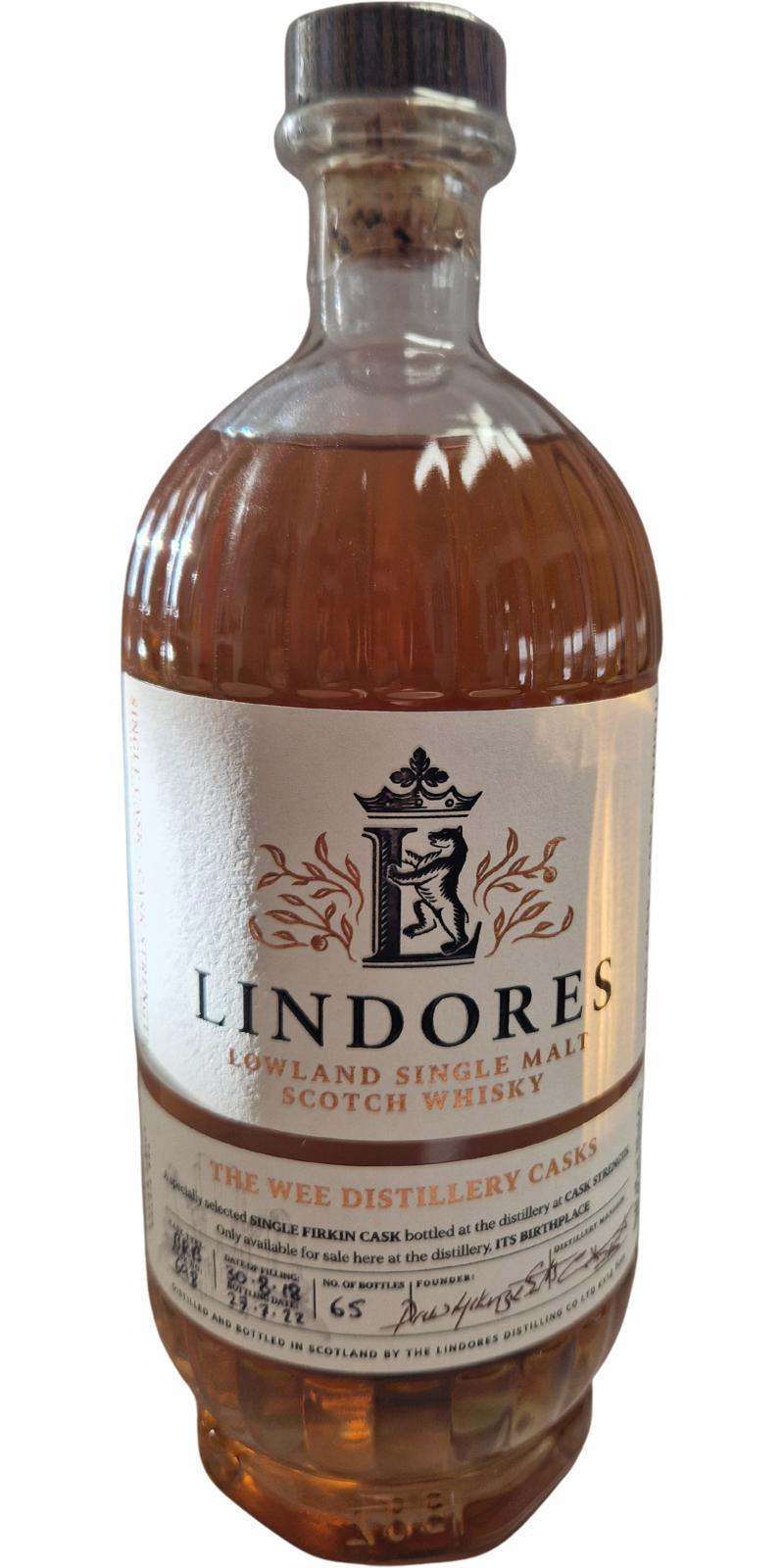 Lindores Abbey 2018  The Wee Distillery Casks