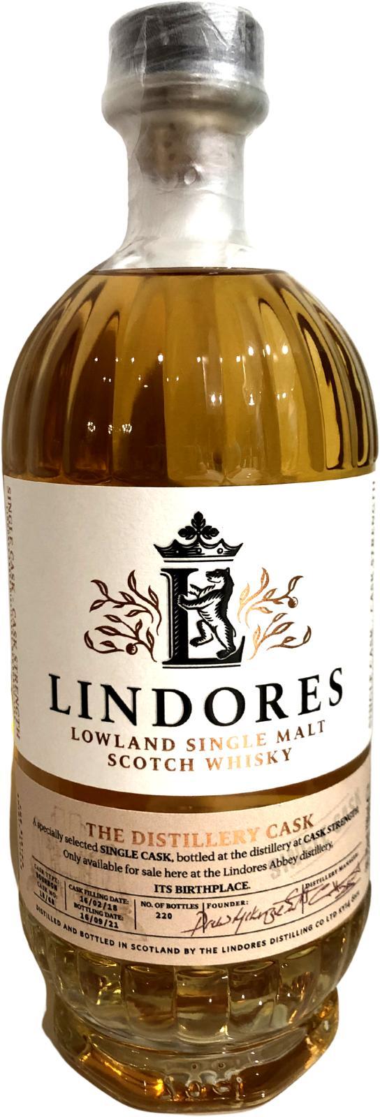 Lindores Abbey 2018  The Distillery Cask