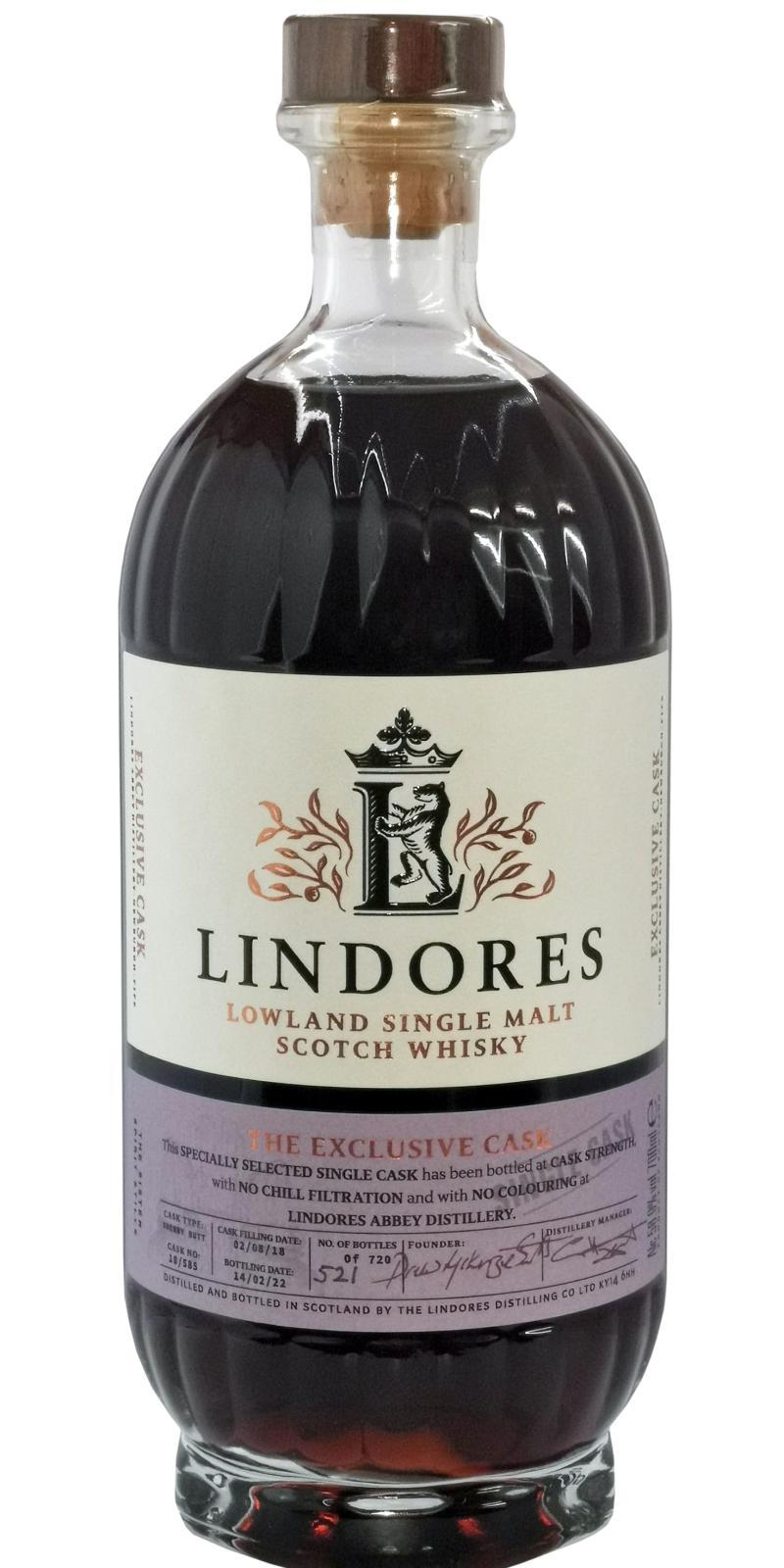Lindores Abbey 2018  The Exclusive Cask