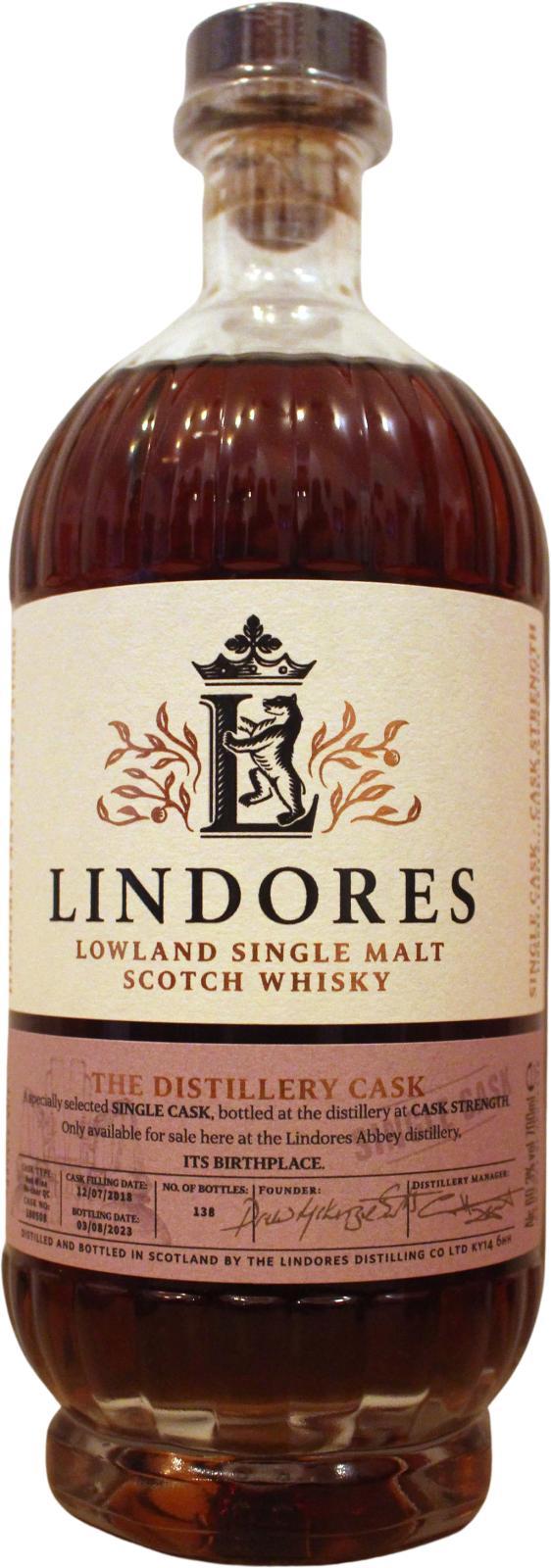 Lindores Abbey 2018  The Distillery Cask
