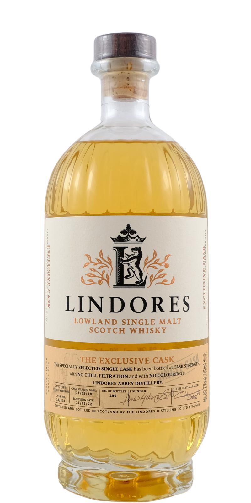 Lindores Abbey 2018  The Exclusive Cask