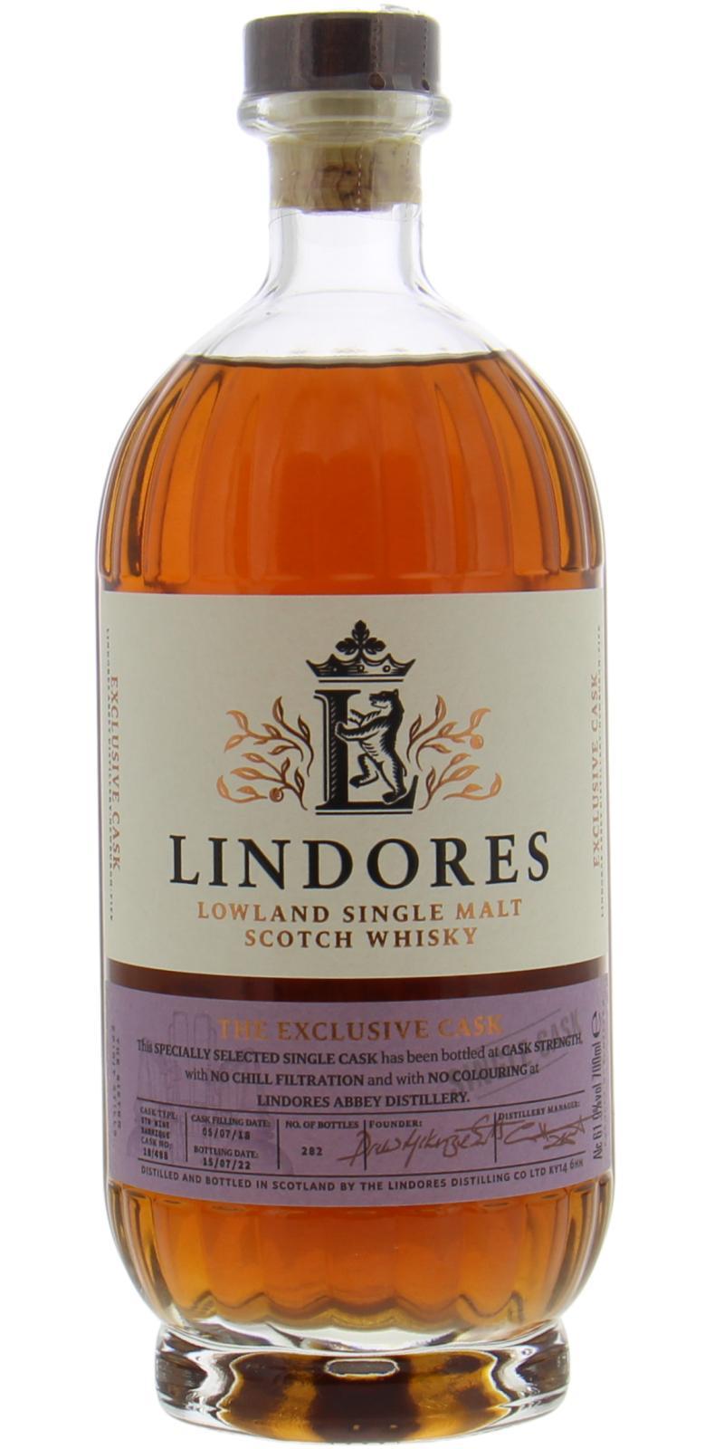 Lindores Abbey 2018  The Exclusive Cask