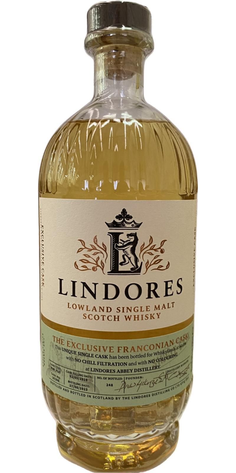Lindores Abbey 2019  The Exclusive Franconian Cask