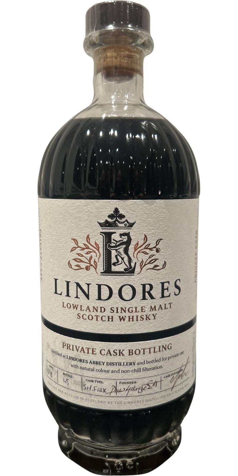Lindores Abbey 2019  Private Cask Bottling