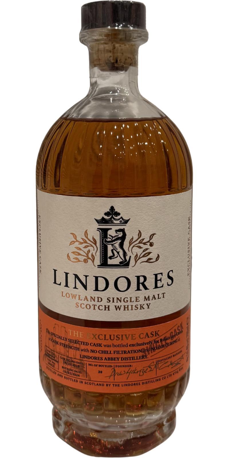 Lindores Abbey 2019  The Exclusive Cask