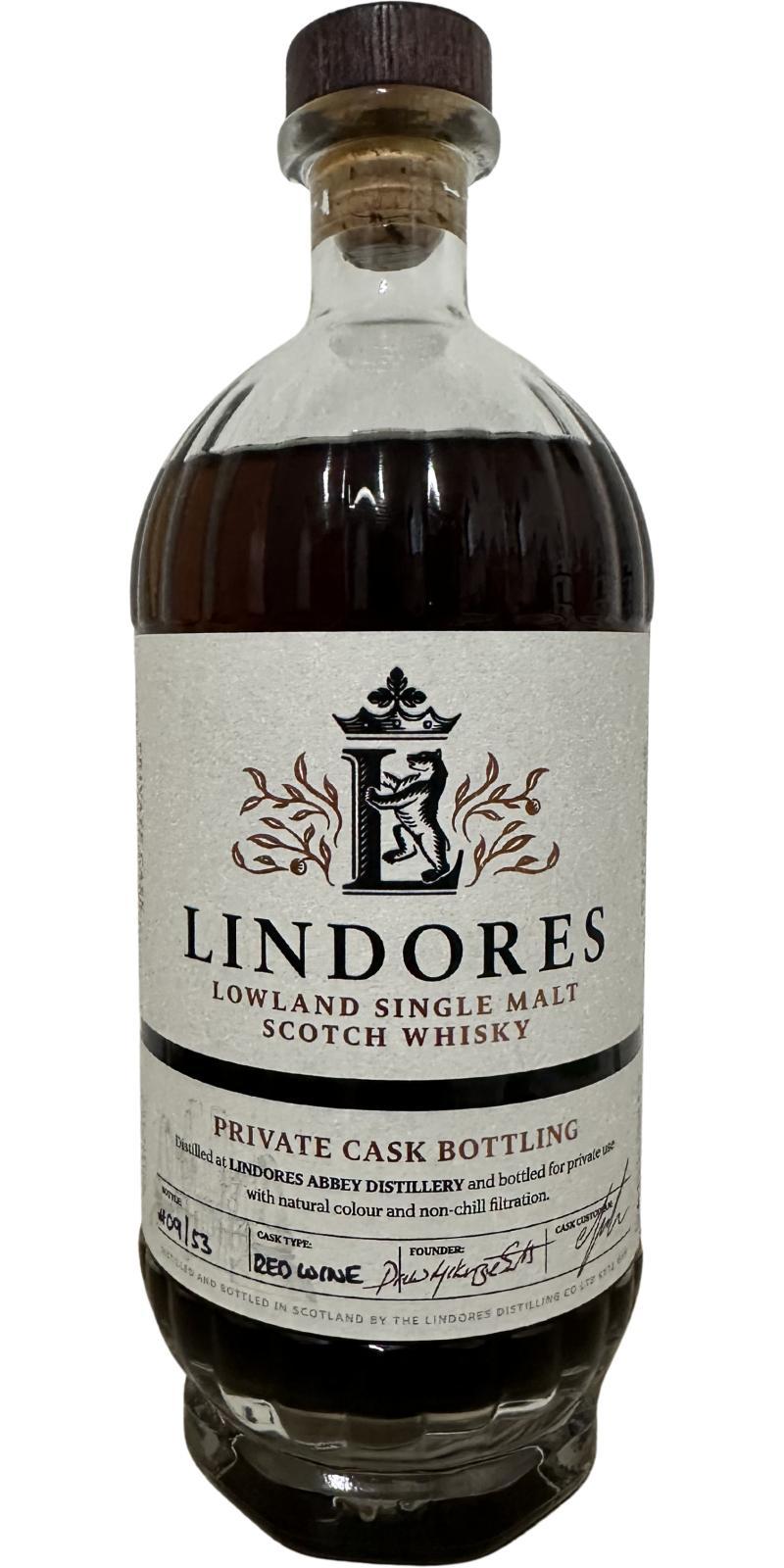 Lindores Abbey 2019  Private Cask Botteling