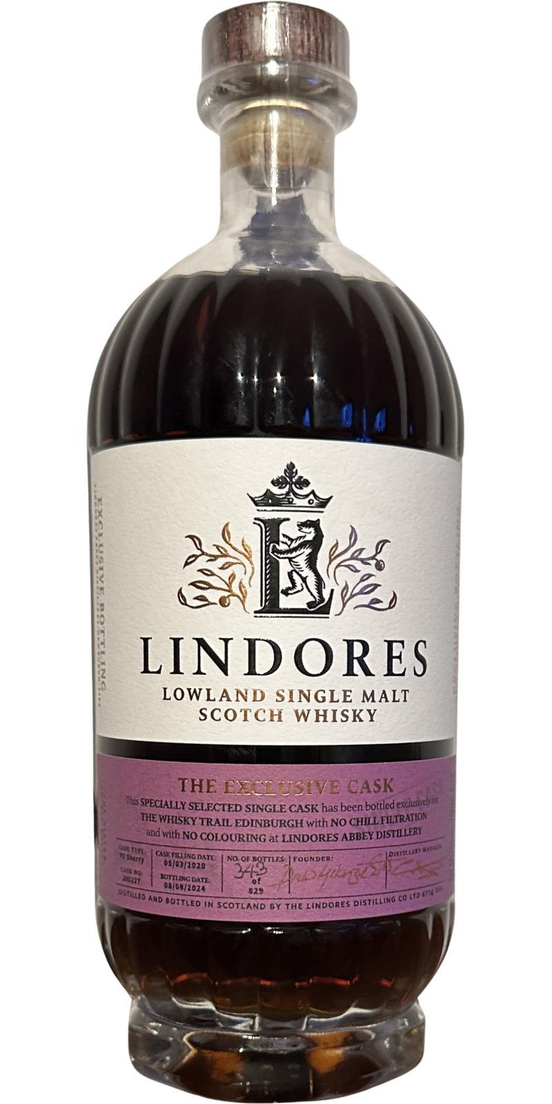 Lindores Abbey 2020  The Exclusive Cask