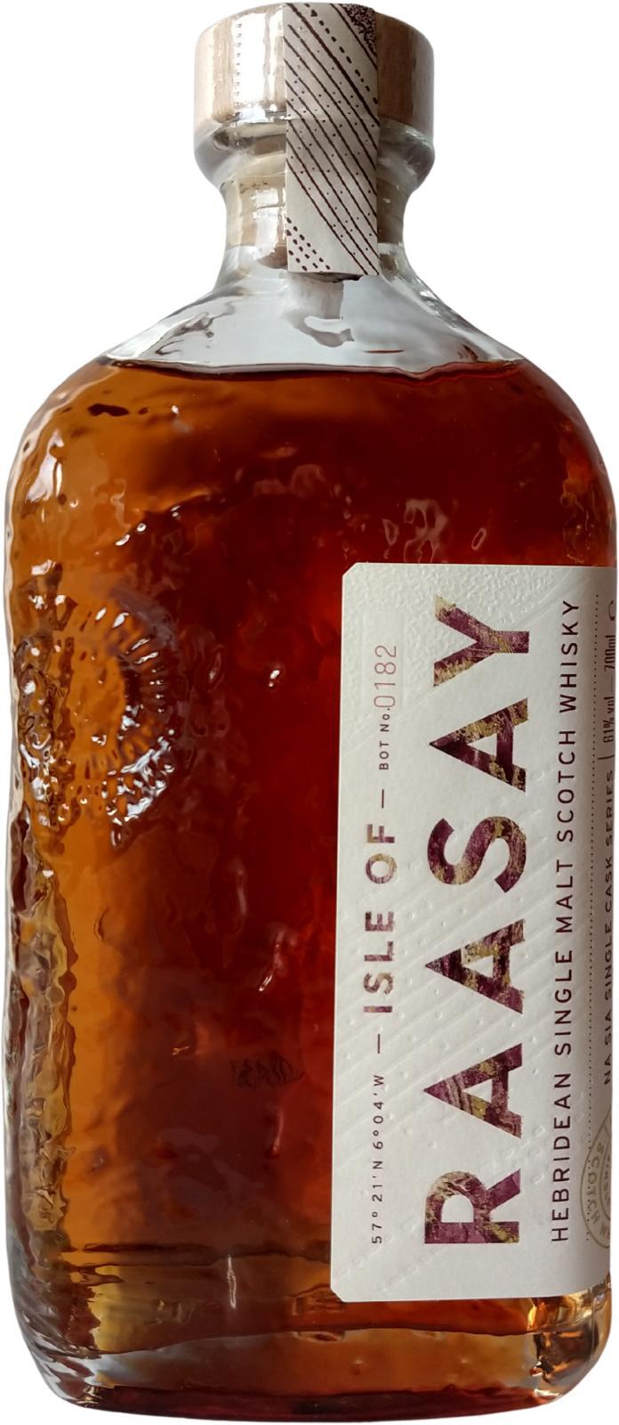 Raasay 03-year-old  Single Cask Bottling