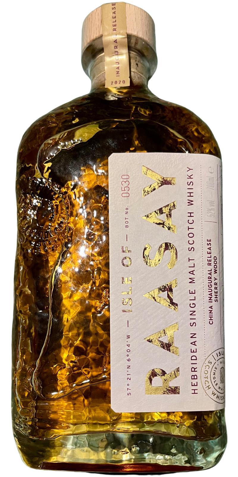 Raasay 2017  China Inaugural Release - Limited Edition