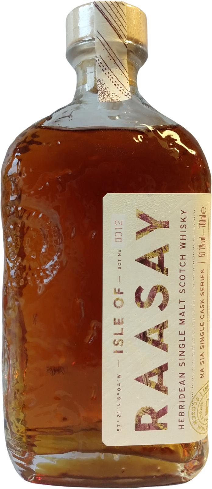 Raasay 2018  Na Sia Single Cask Series