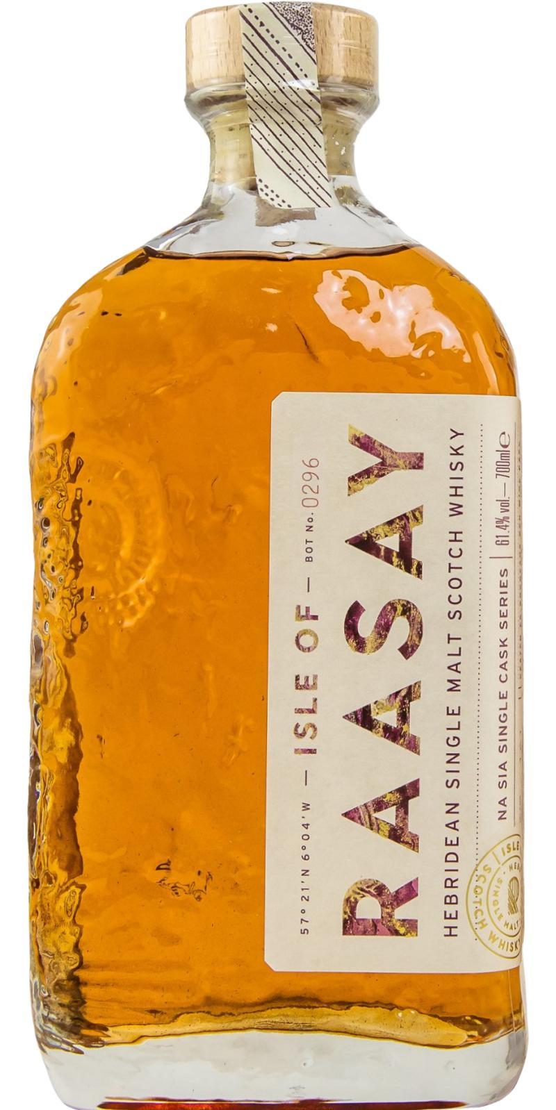 Raasay 2018  Na Sia Single Cask Series