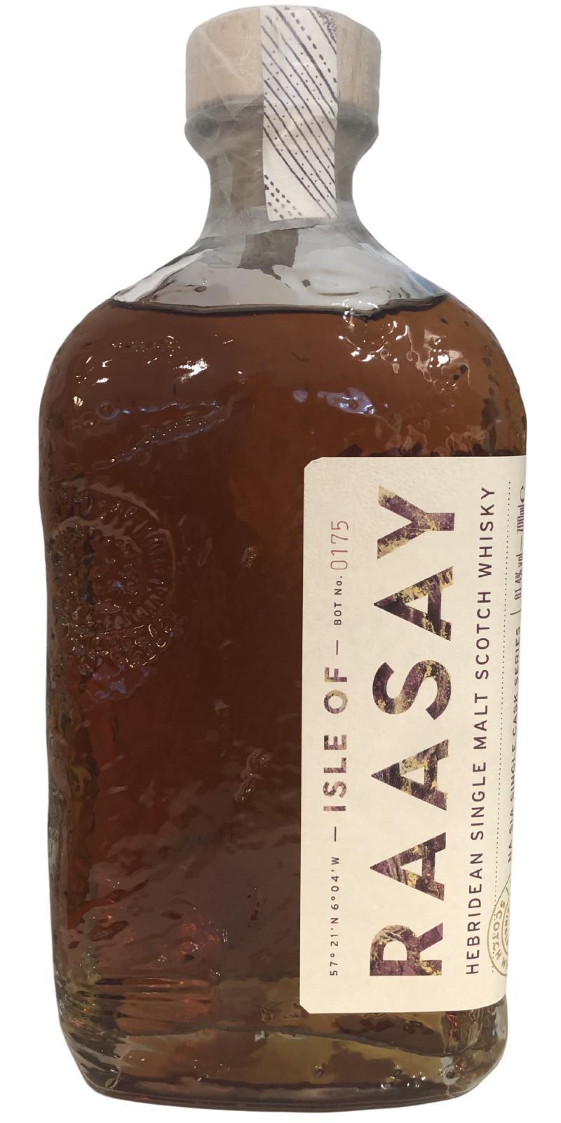 Raasay 2018  Na Sia Single Cask Series