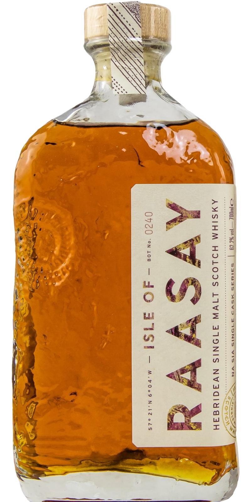 Raasay 2019  Na Sia Single Cask Series