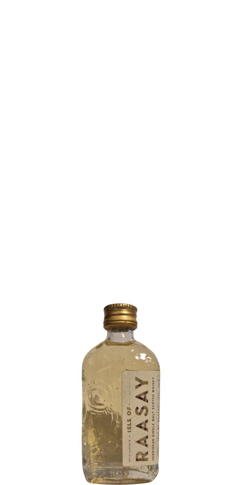 Raasay 2019  Peated ex-rye whiskey cask