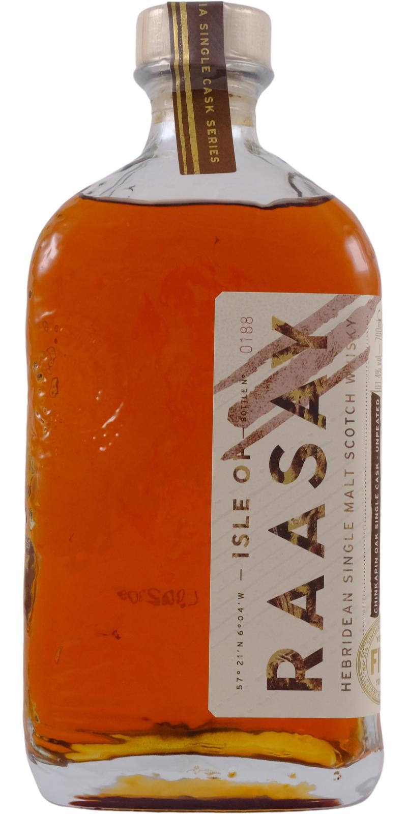 Raasay 2019  Na Sia Single Cask Series