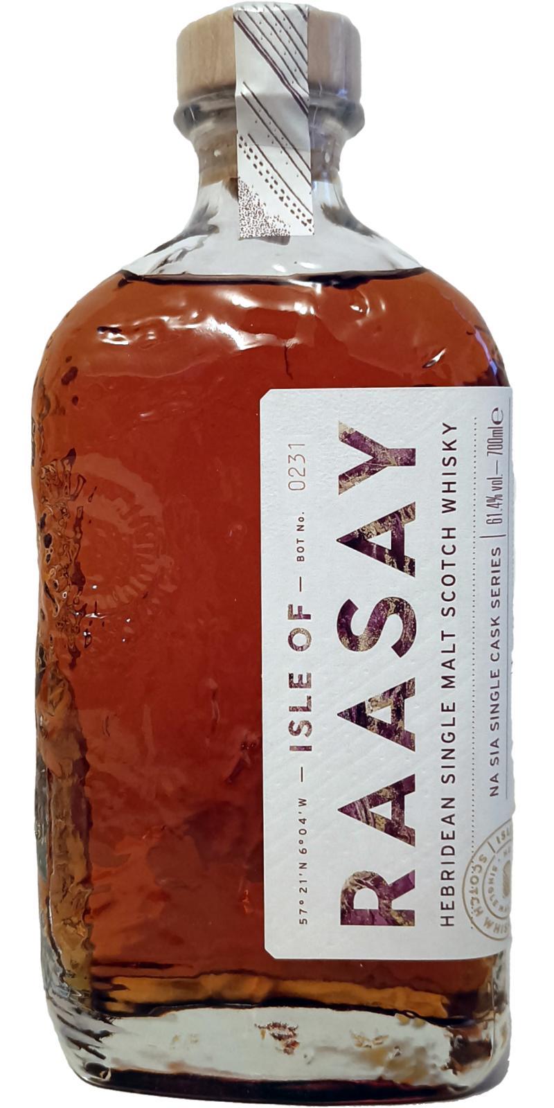 Raasay 2019  NA Sia Single Cask Series