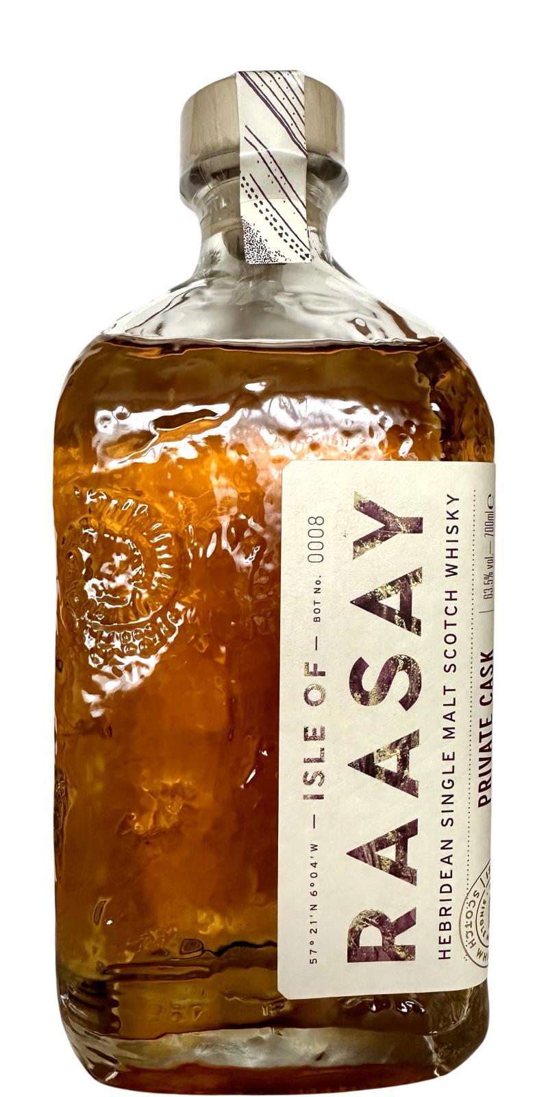 Raasay 2019  Private Cask