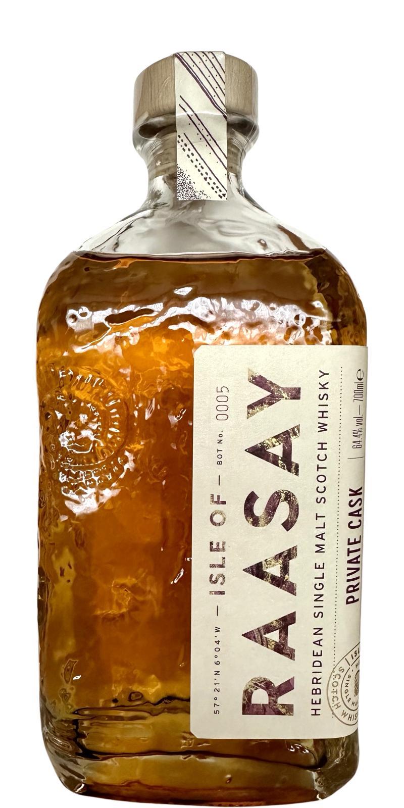 Raasay 2019  Private Cask