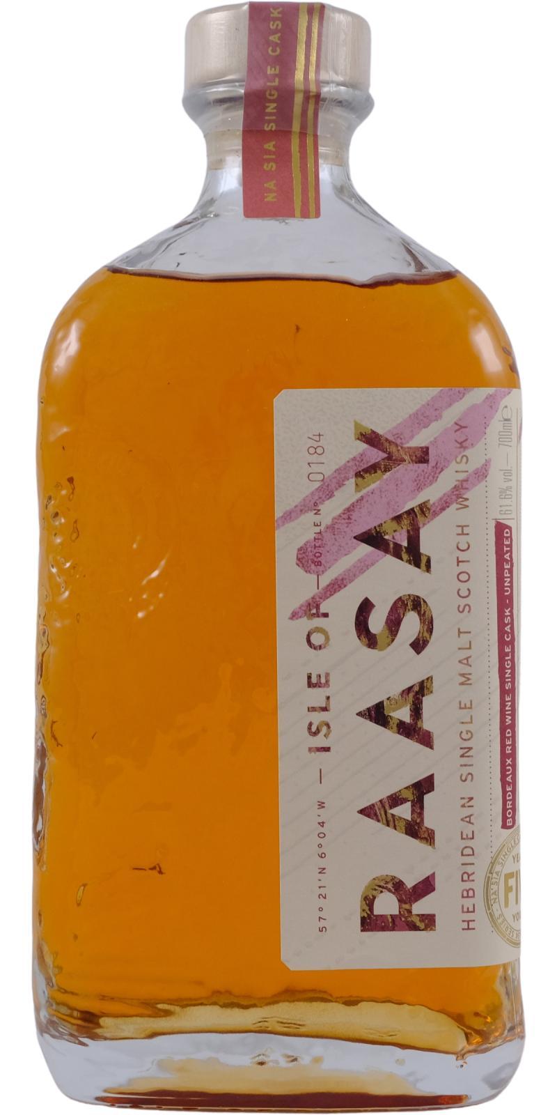 Raasay 2019  Na Sia Single Cask Series