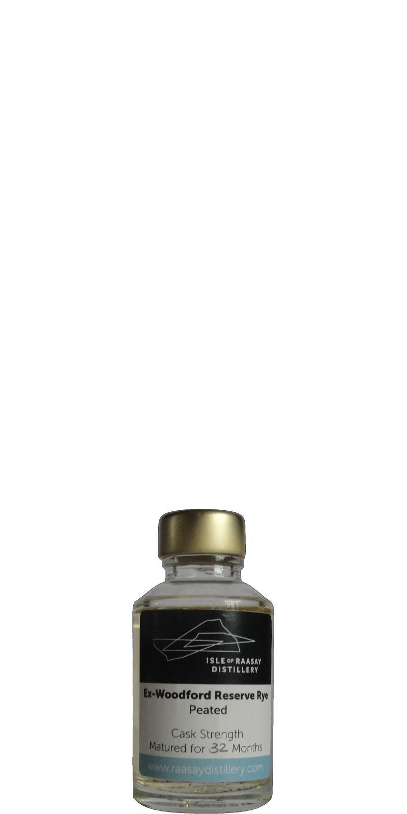 Raasay Ex-Woodford Reserve Rye - Peated  Sample