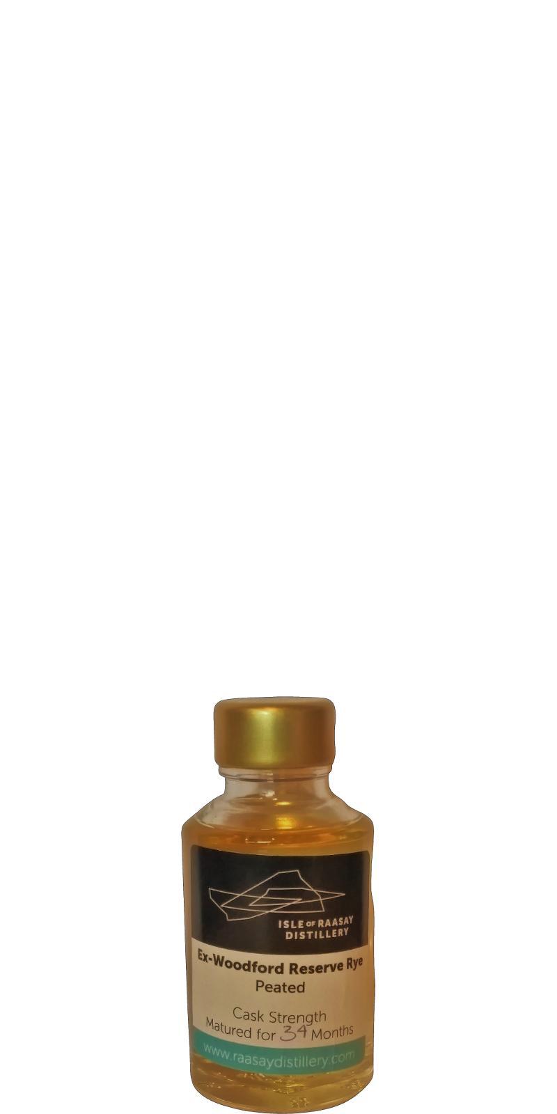 Raasay Ex-Woodford Reserve Rye - Peated  Sample