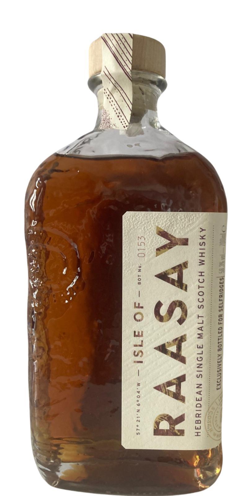 Raasay Hebridean Single Malt  Selfridges Exclusive