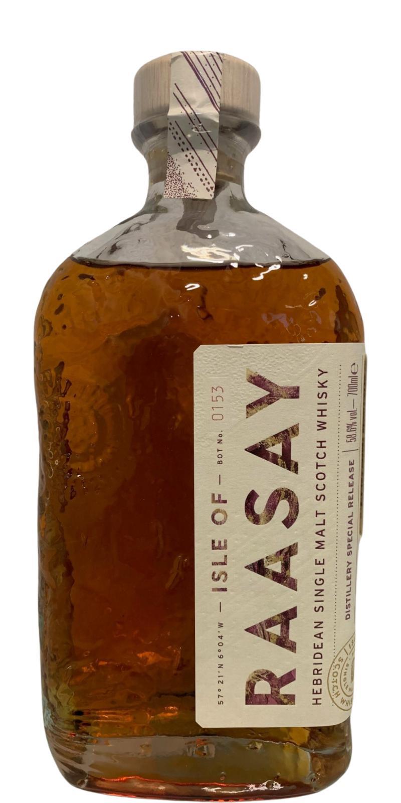 Raasay Rye and Sherry Double Cask  Distillery Special Release