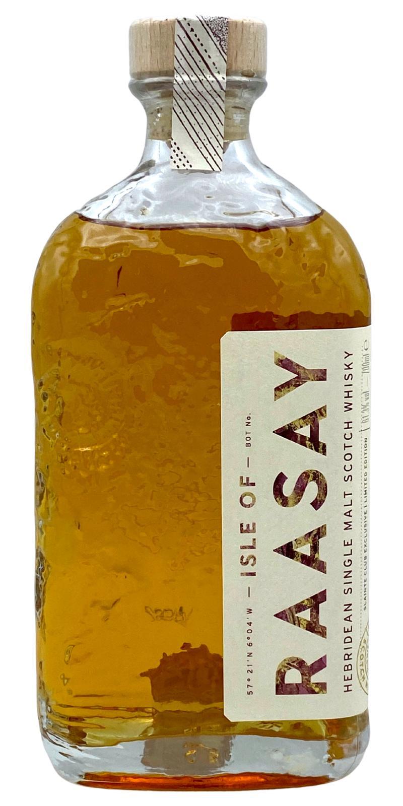 Raasay Special Release Slàinte Club Exclusive  Cask Strength Release