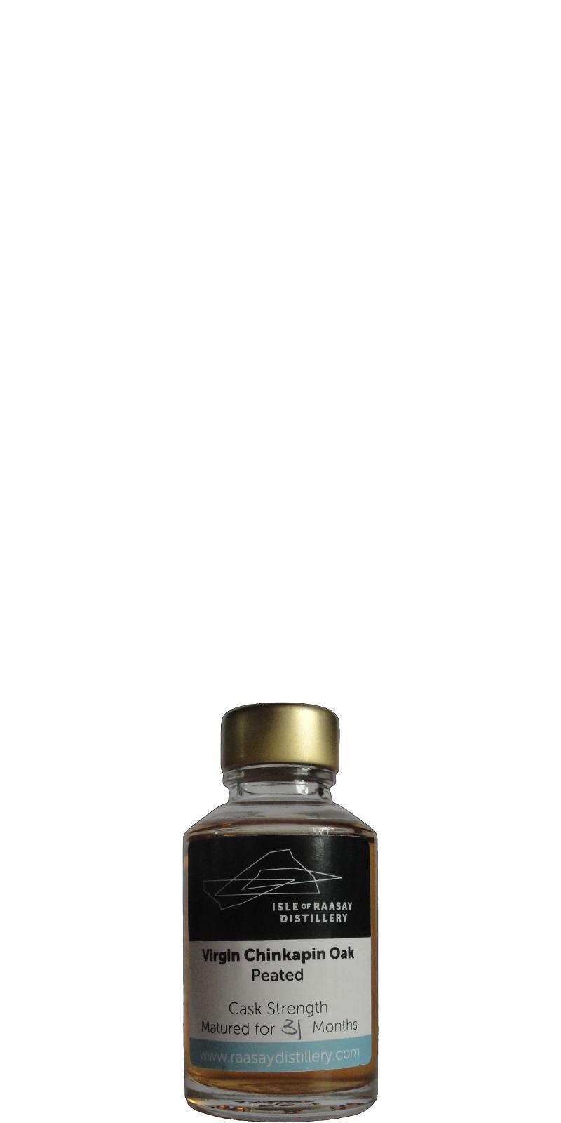 Raasay Virgin Chinkapin Oak - Peated  Sample